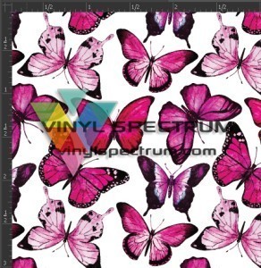 BFLYPK Pink Butterflies Orajet Matte Sheet
