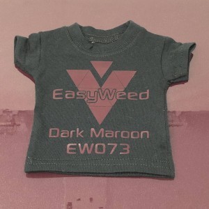 EW073 Dark Maroon EasyWeed Sheet