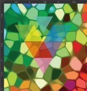 MOSCRB Mosaic Rainbow Orajet Matte Roll