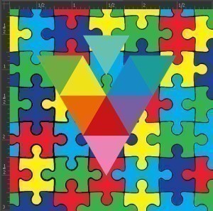 PUZZLE Autism Puzzle Siser HTV Roll