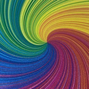 SWRLRB Rainbow Swirl Siser Glitter HTV Sheet