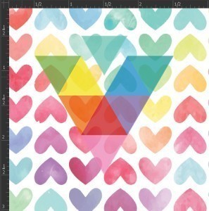 WCLRHT Watercolor Hearts Siser HTV Roll