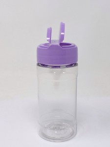 Empty 4oz Shaker Jar w/ Purple Lid