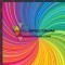 SWRLRB Rainbow Swirl Siser HTV Sheet