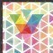 WCLRTR Watercolor Triangles Siser HTV Sheet